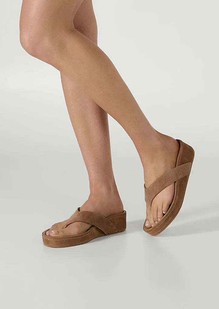 Blaire Taupe Suede