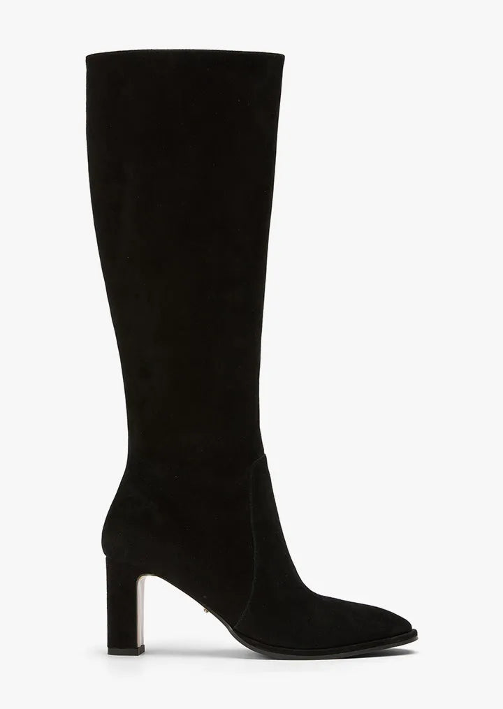 Glam Black Suede