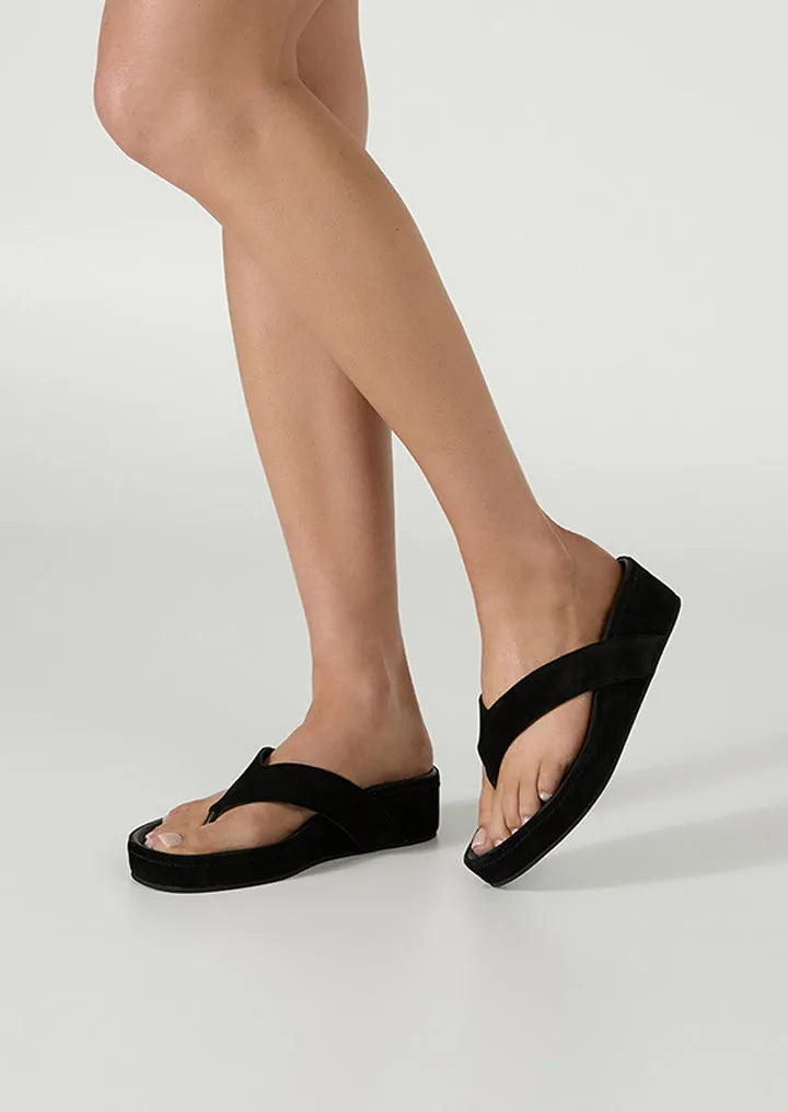 Blaire Black Suede