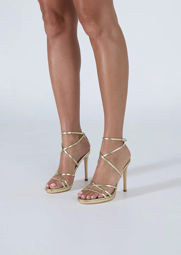 Sass Gold Nappa Metallic