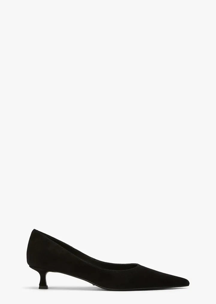 Cameo Black Suede