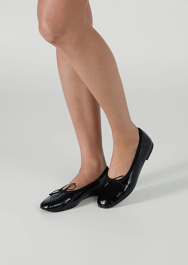 Chelsea Black Nappa Patent