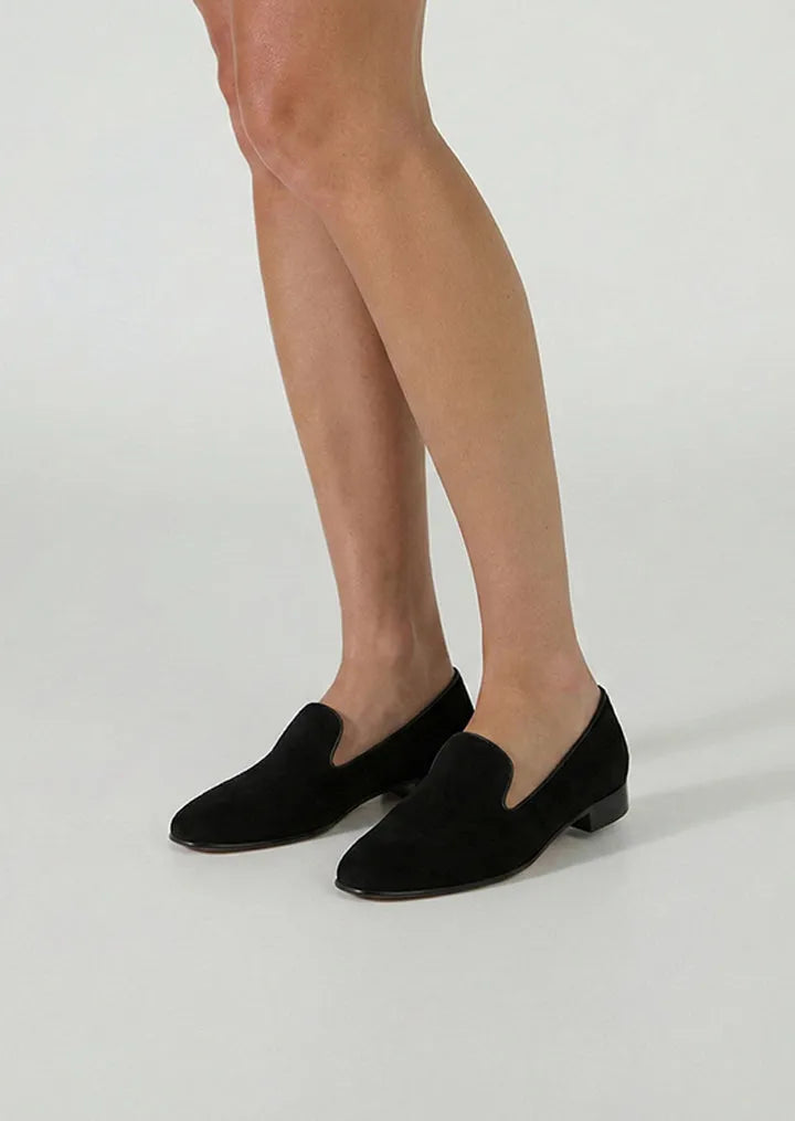 Gezza Black Suede