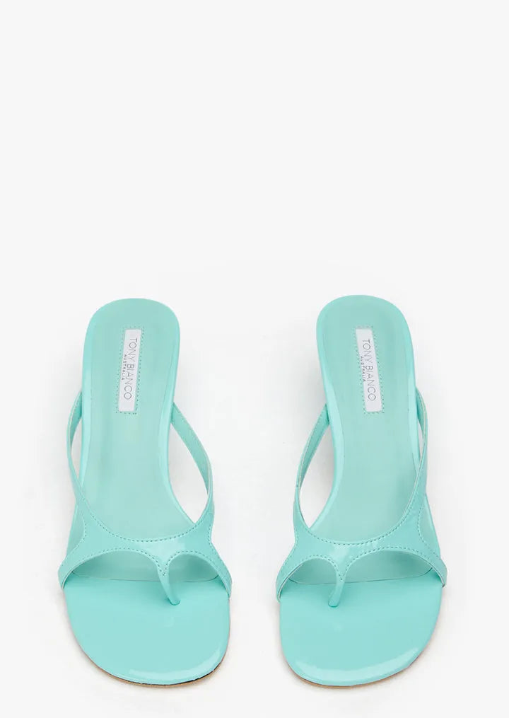 Kassy Turquoise Nappa Patent