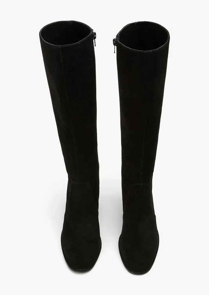 Glam Black Suede