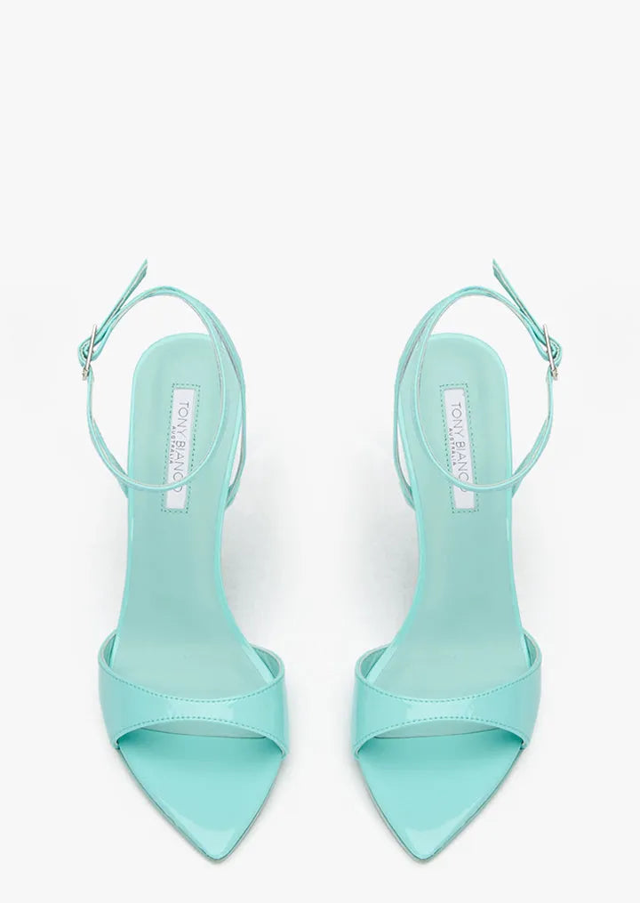 Molly Turquoise Nappa Patent