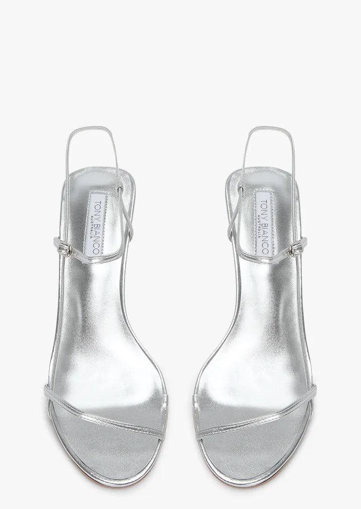 Caprice Silver Nappa Metallic