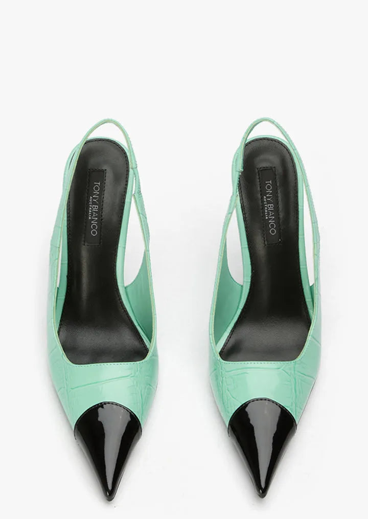 Emily Mint Croco/Black