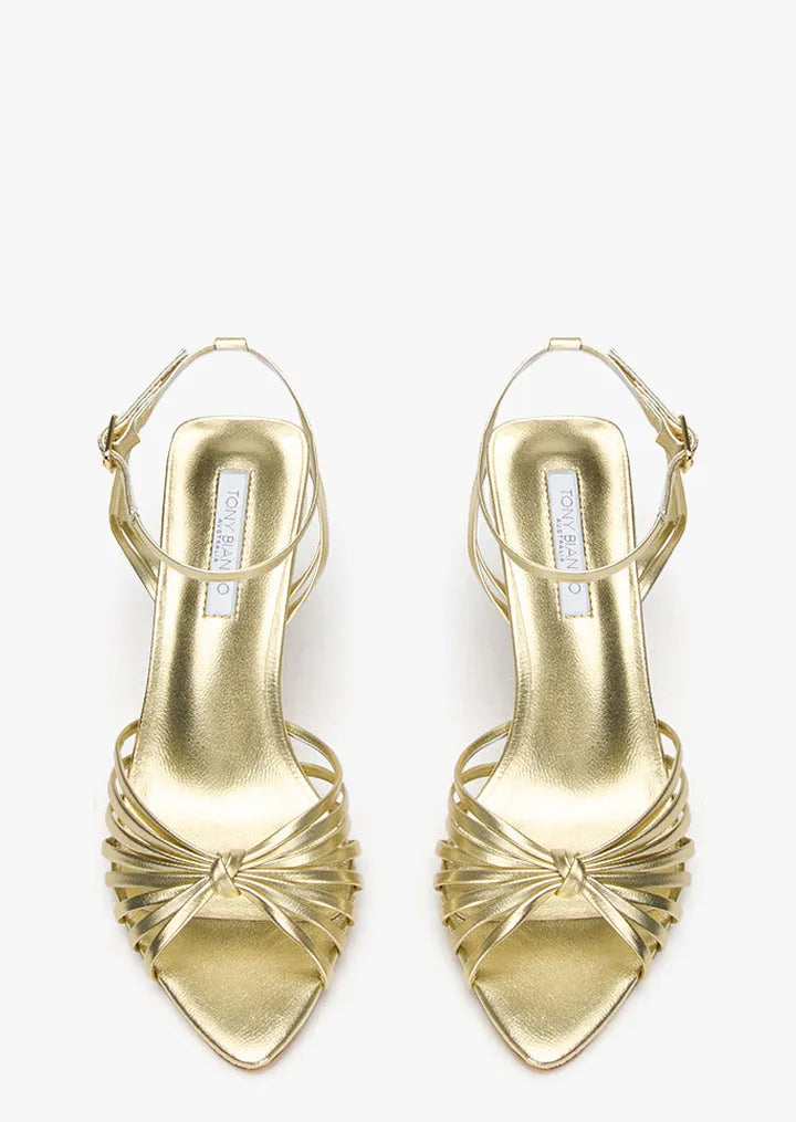 Hailey Gold Nappa Metallic