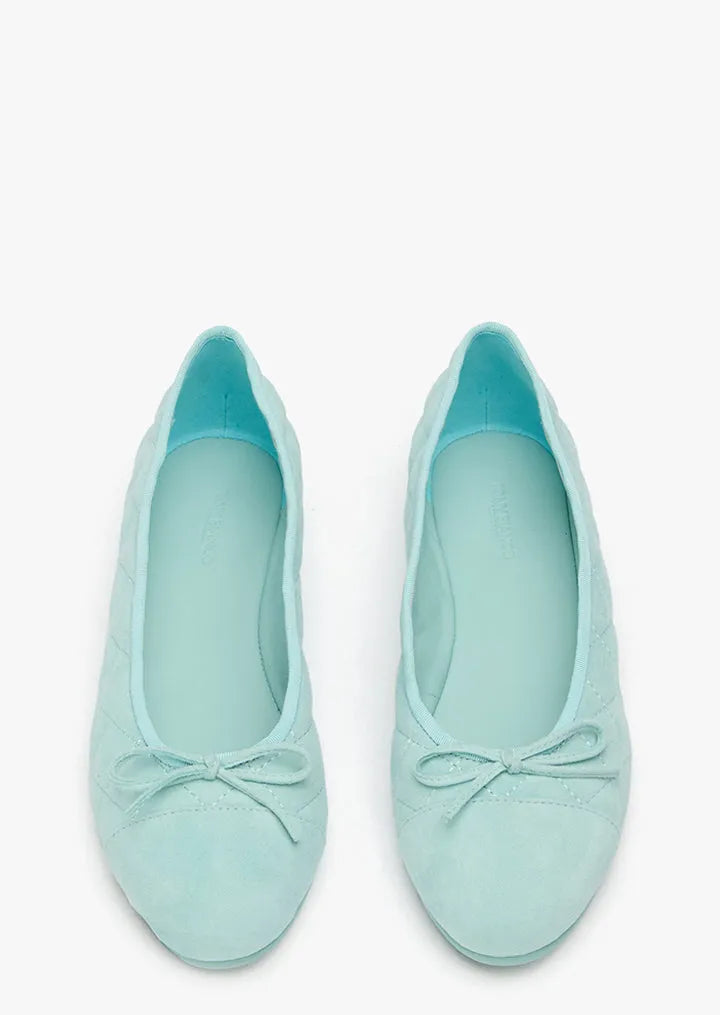 Roxie Turquoise suede