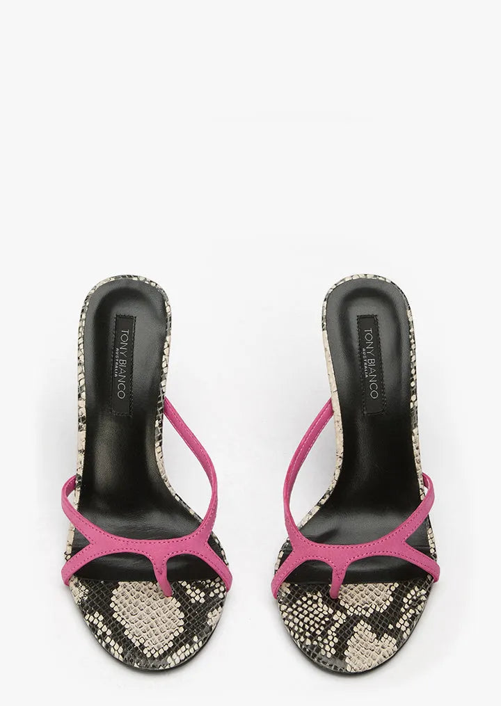 Dima Fuchsia/Ecru Snake