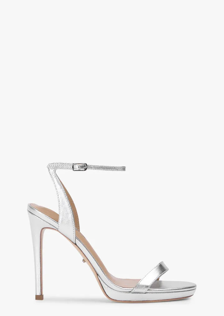 Skye Silver Nappa Metallic
